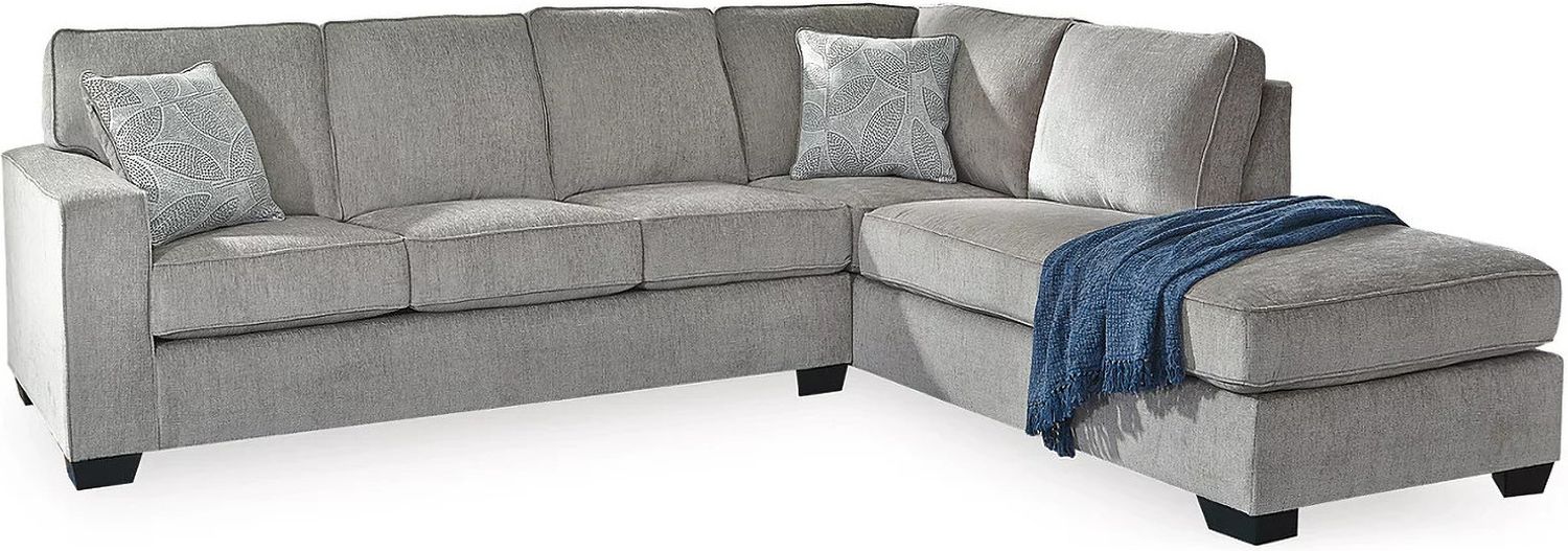 Altari 2-Piece RAF Sectional In Alloy 87214S2