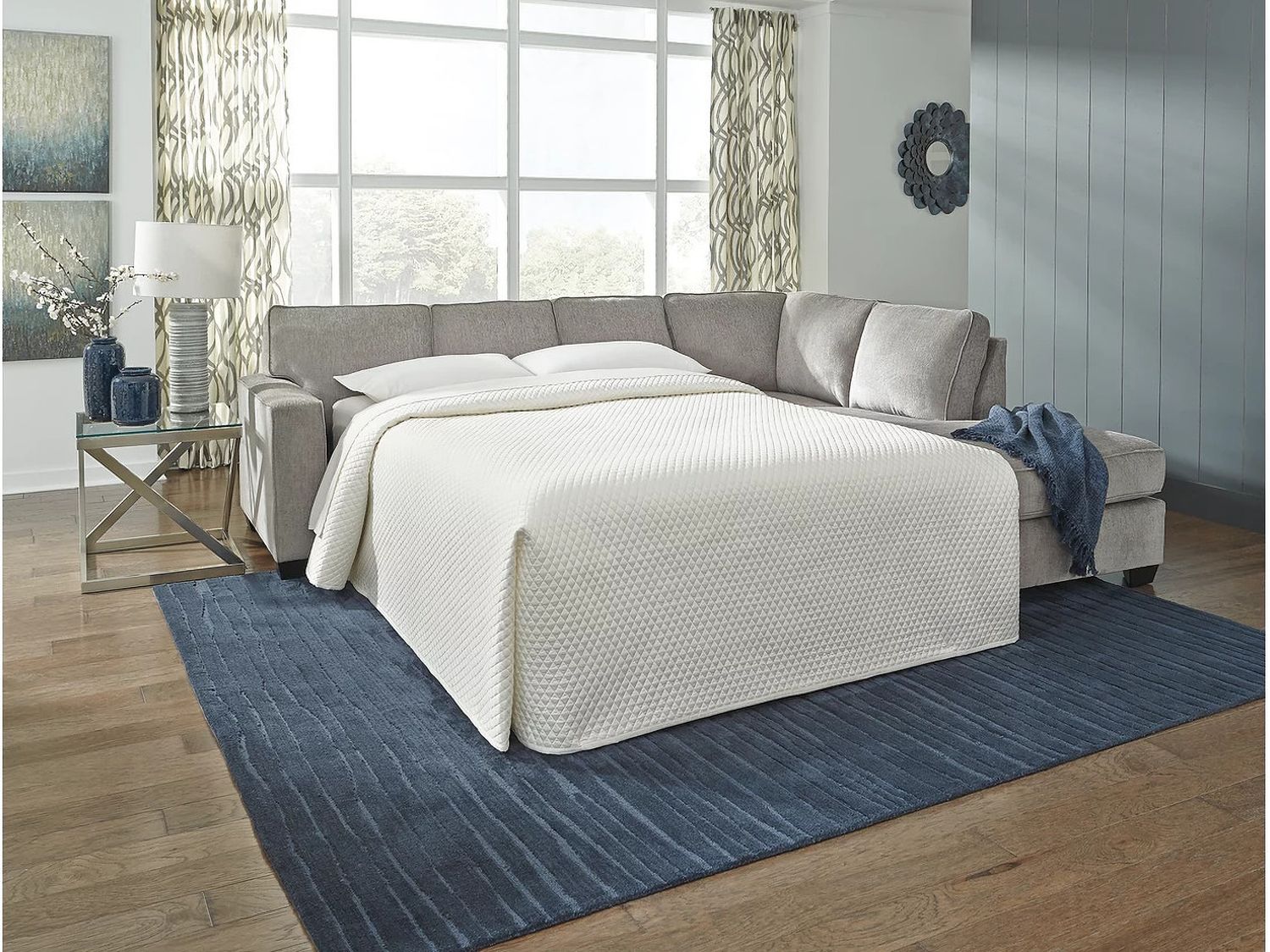 Altari 2-Piece RAF Sectional In Alloy 87214S2