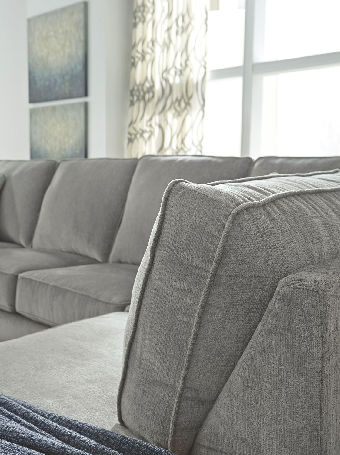Altari 2-Piece RAF Sectional In Alloy 87214S2