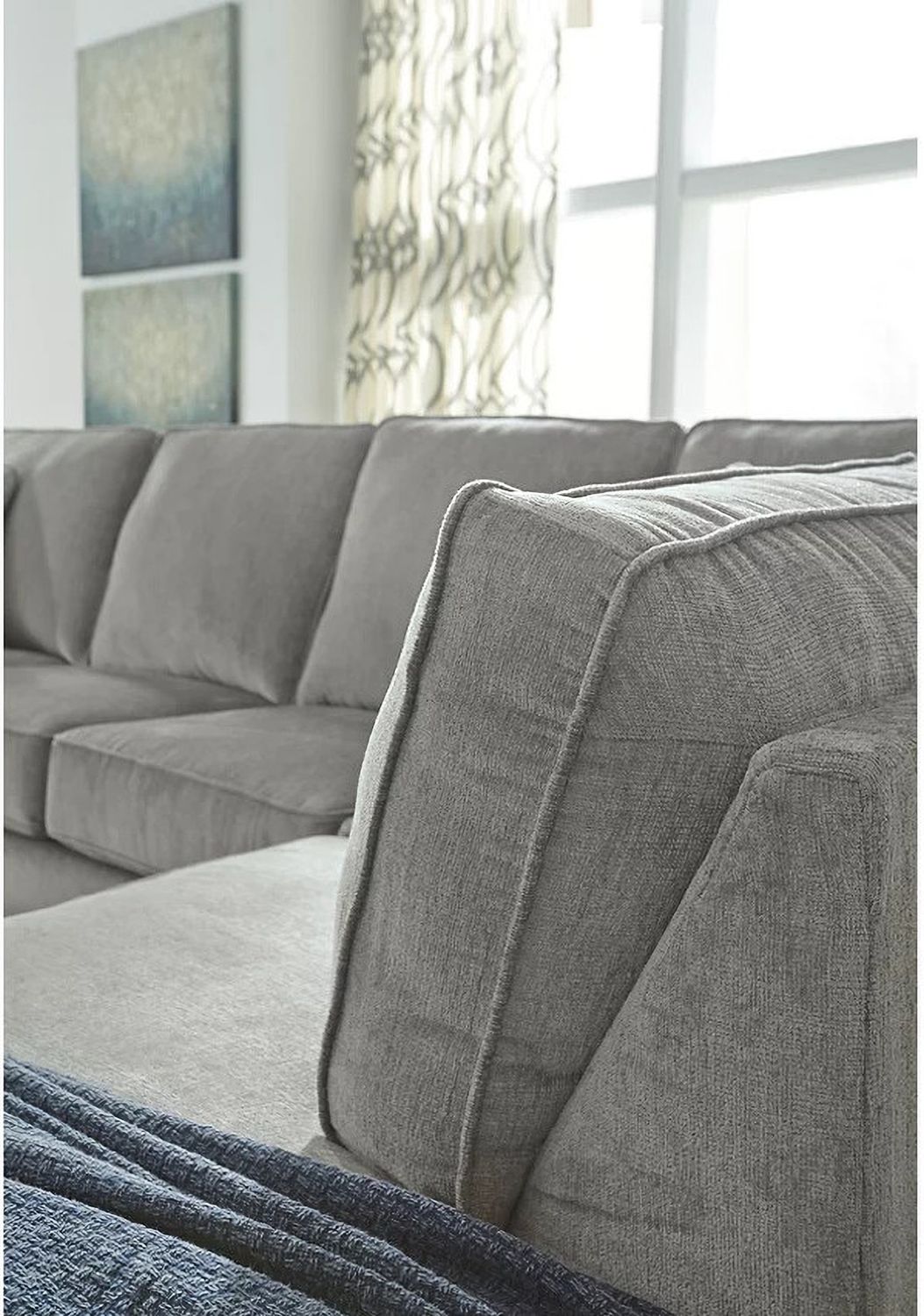 Altari 2-Piece RAF Sectional In Alloy 87214S2