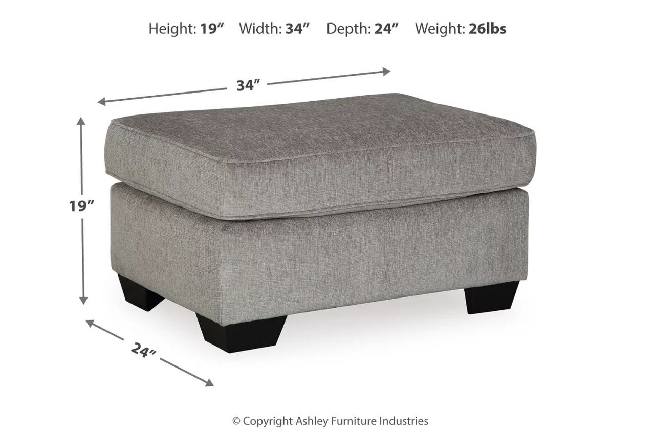 Altari 2-Piece LAF Sleeper Sectional With Chaise In Alloy 87214S4