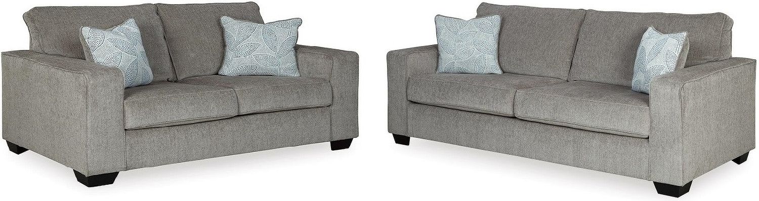 Altari Living Room Set In Alloy 87214U1