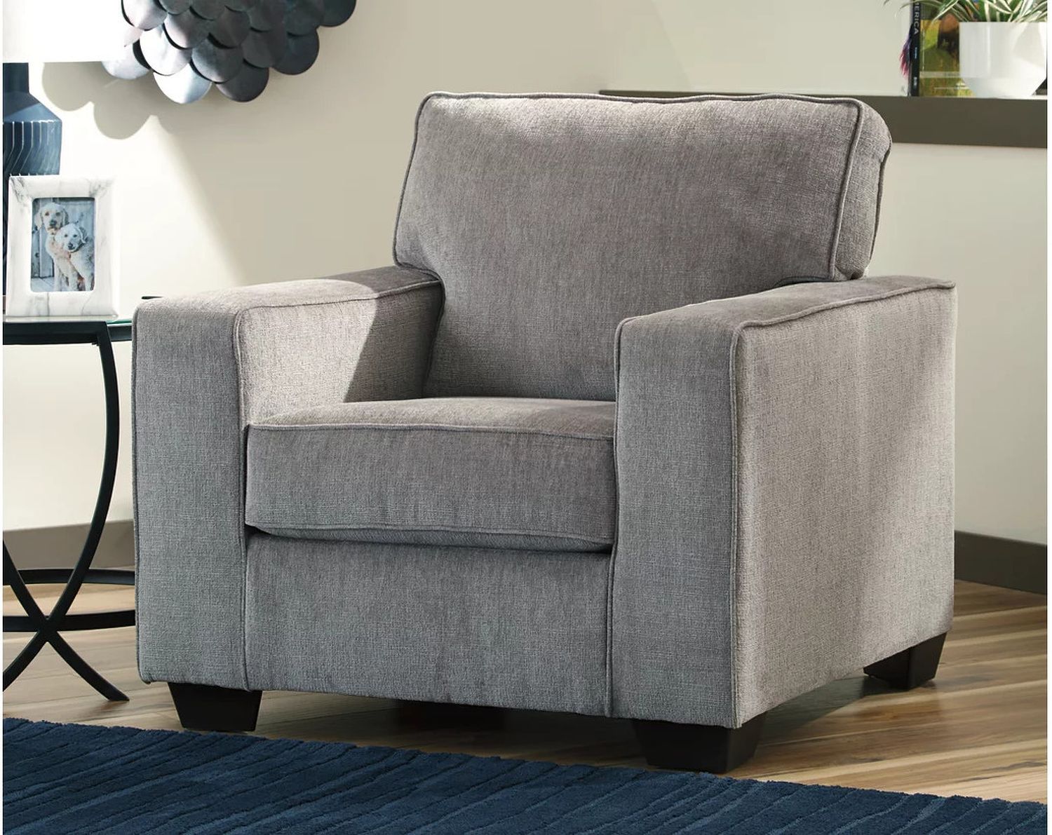 Altari Living Room Set In Alloy 87214U1