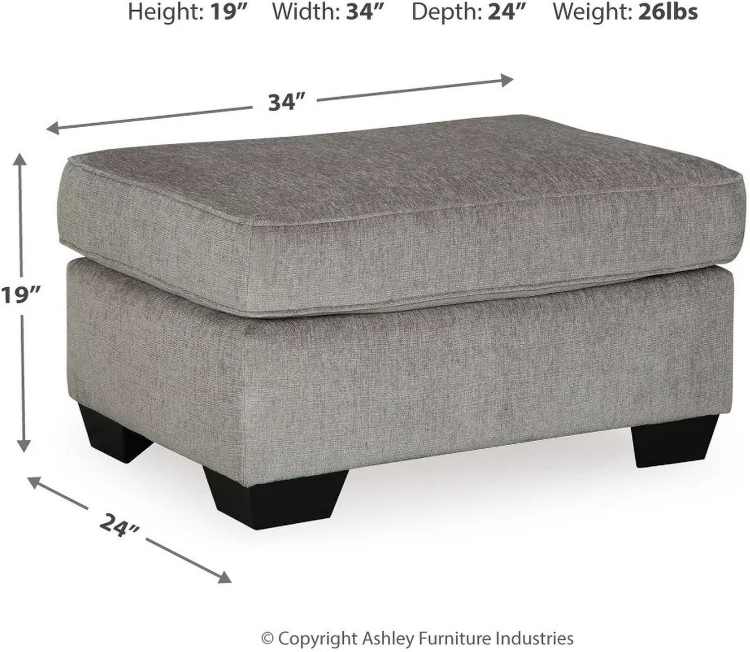 Altari Living Room Set In Alloy 87214U1