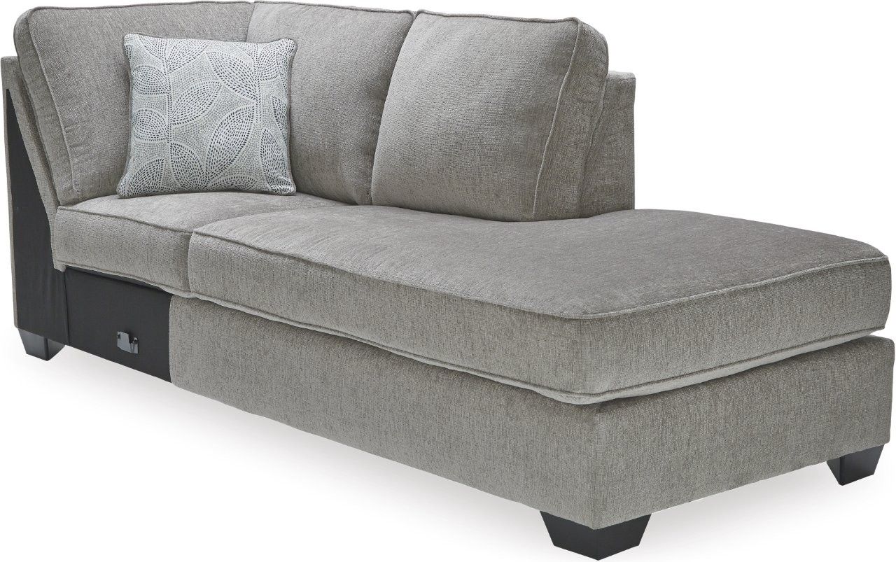 Altari 2-Piece Sleeper Sectional and Ottoman In Alloy 87214U12