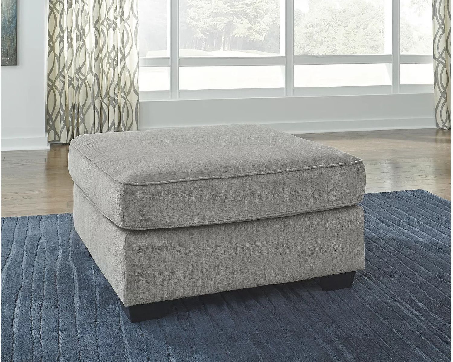 Altari 2-Piece RAF Sectional with Ottoman In Alloy 87214U2