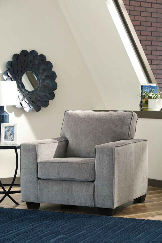 Altari Chair and Ottoman In Alloy 87214U4