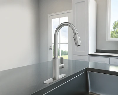 Meena One-Handle High Arc Pulldown Kitchen Faucet 87270SRS