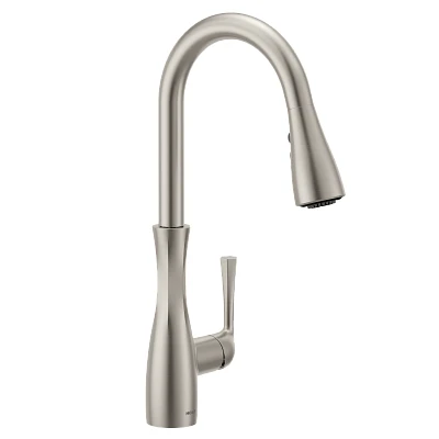 Arlia Chrome one-handle high arc pulldown kitchen faucet 87564SRS