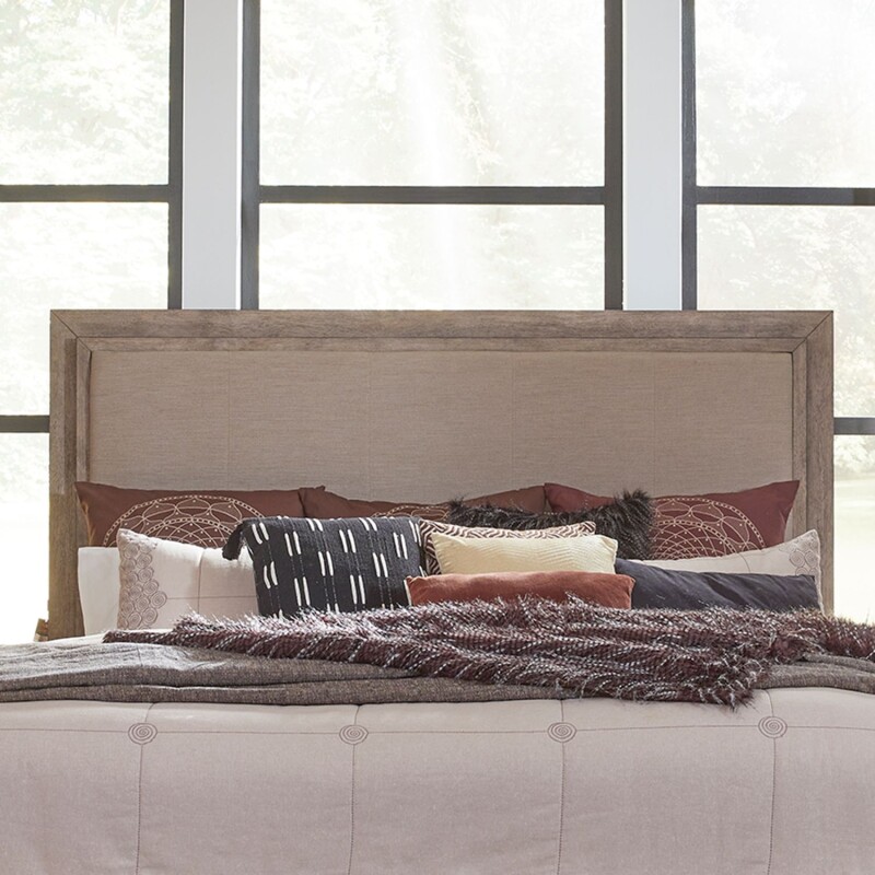 Canyon Road Queen Uph Panel Headboard w/ Lights 876BR13HU