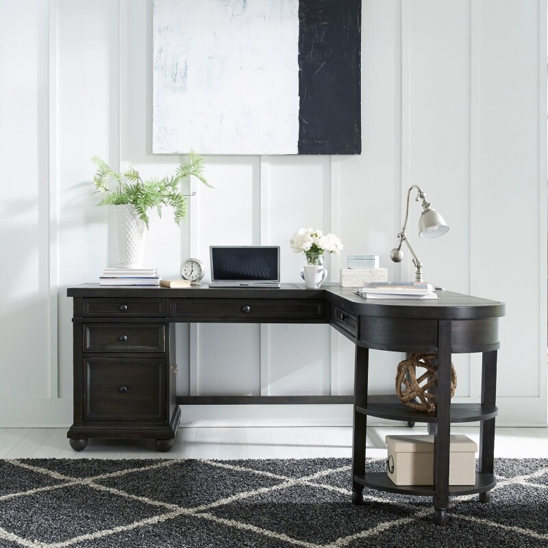 Harvest Home L Writing Desk Base 879HO111B