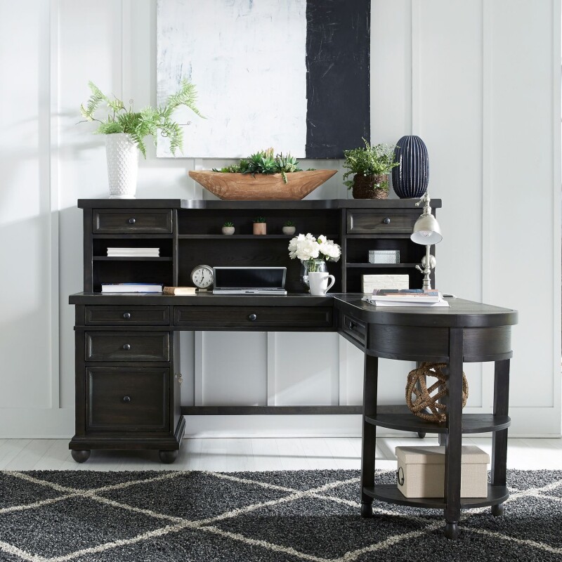 Harvest Home L Shaped Desk Set 879HOLSD