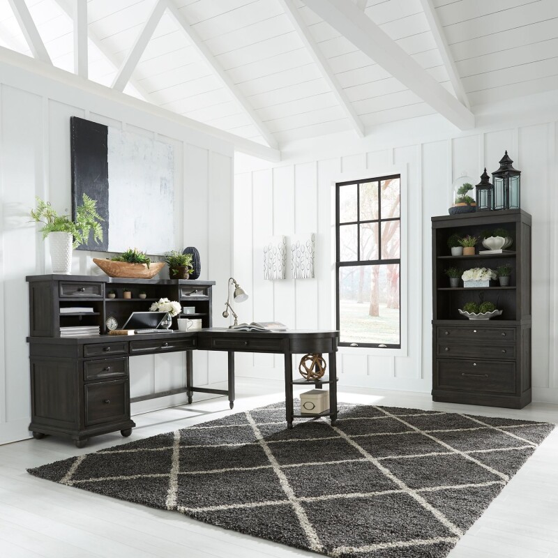 Harvest Home L Shaped Desk Set 879HOLSD