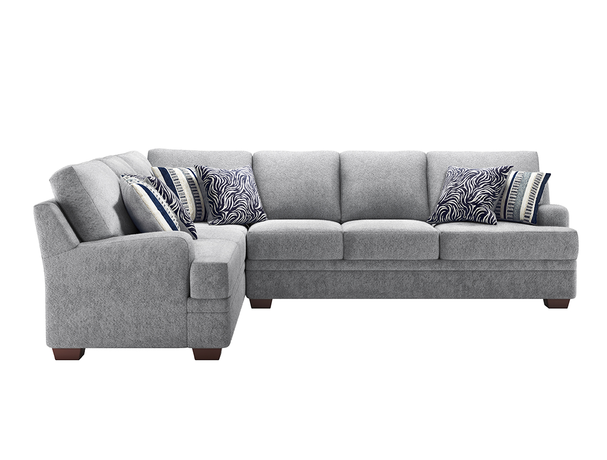 8825SEC L/F Sectional Pandora Dove 8825LFS02
