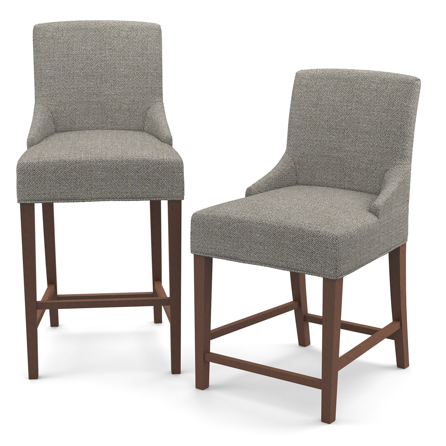 Eliella - 24" & 30" Barstools - Dark Walnut - 8840DW/24 8840DW24