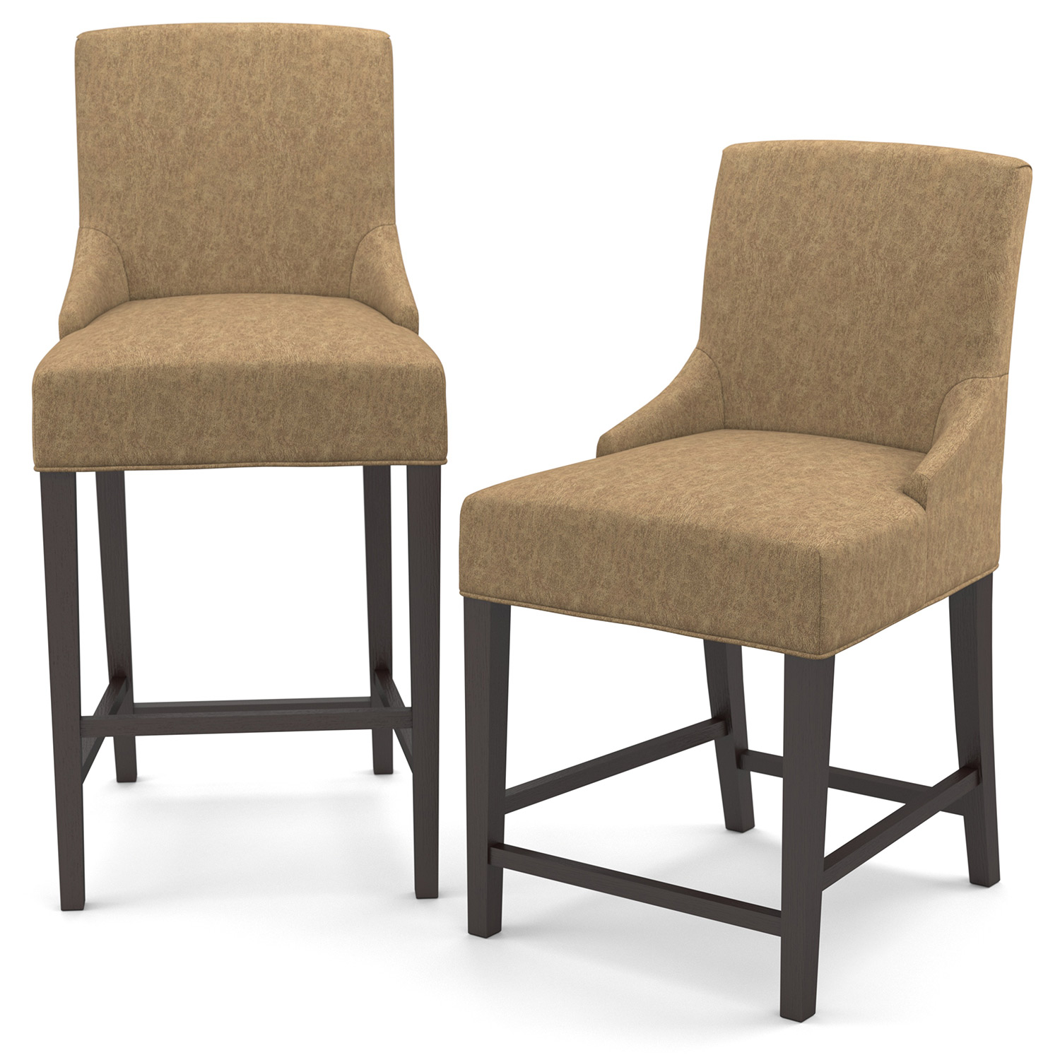 Eliella - 24" & 30" Barstools - Dark Walnut - 8840DW/24 8840DW24