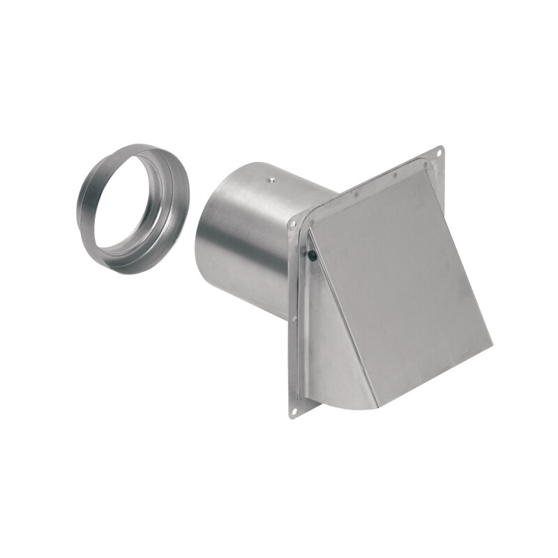 Broan-NuTone Wall Cap, Aluminum, for 3-Inch and 4-Inch round duct 885AL
