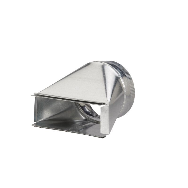 Transition for 7-Inch to 3-1/4-Inch x 10-Inch Duct for Range Hoods and Bath Ventilation Fans 886
