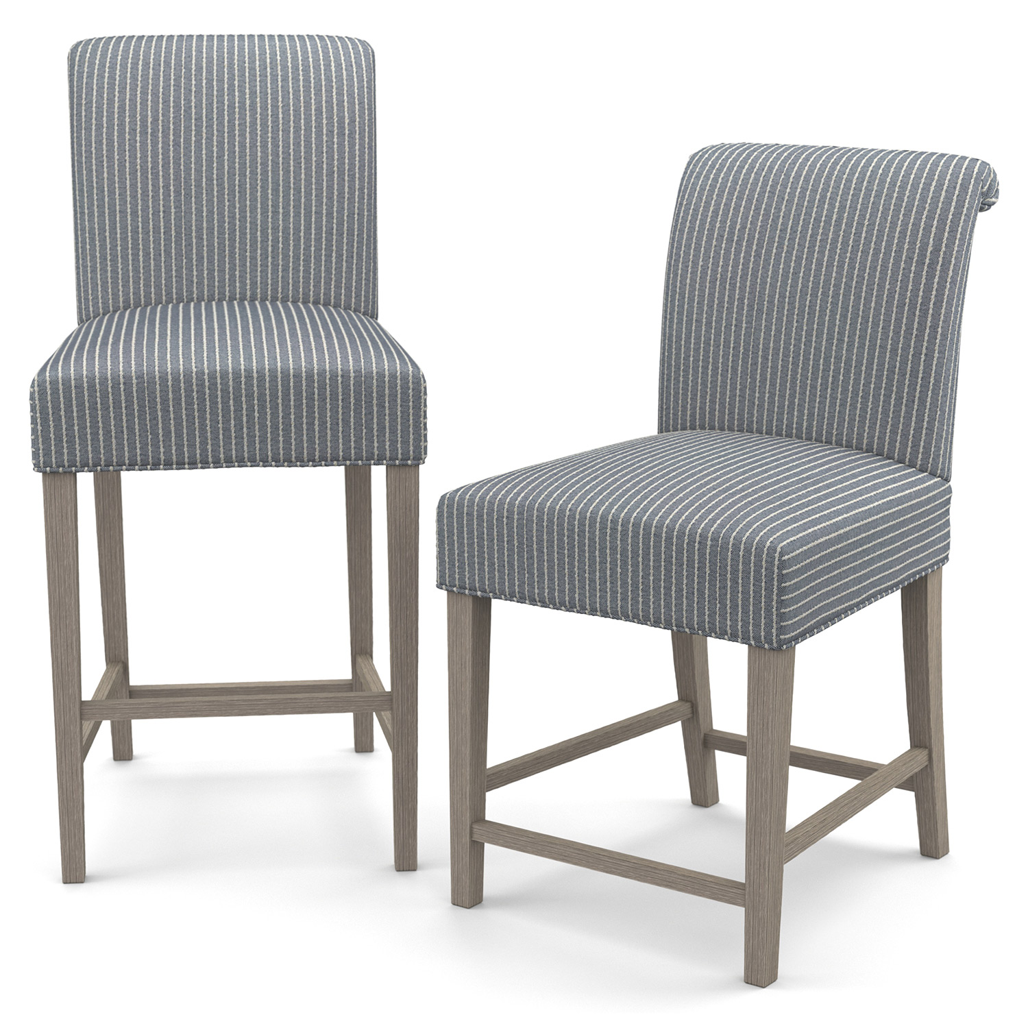 Sebra 2 - 24" & 30" Barstools - Dark Walnut - 8860DW/24 8860DW24