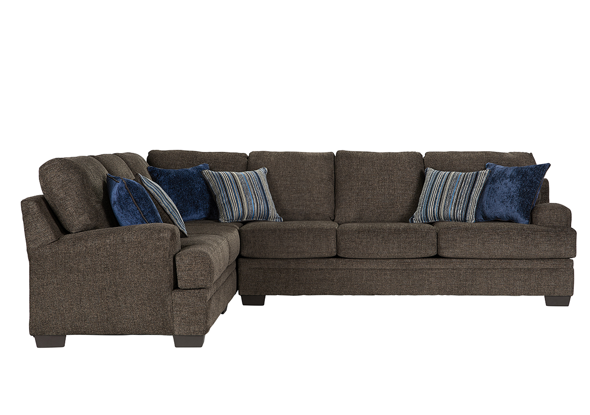 8875SEC L/F Sectional Dewey Brindle 8875LFS01