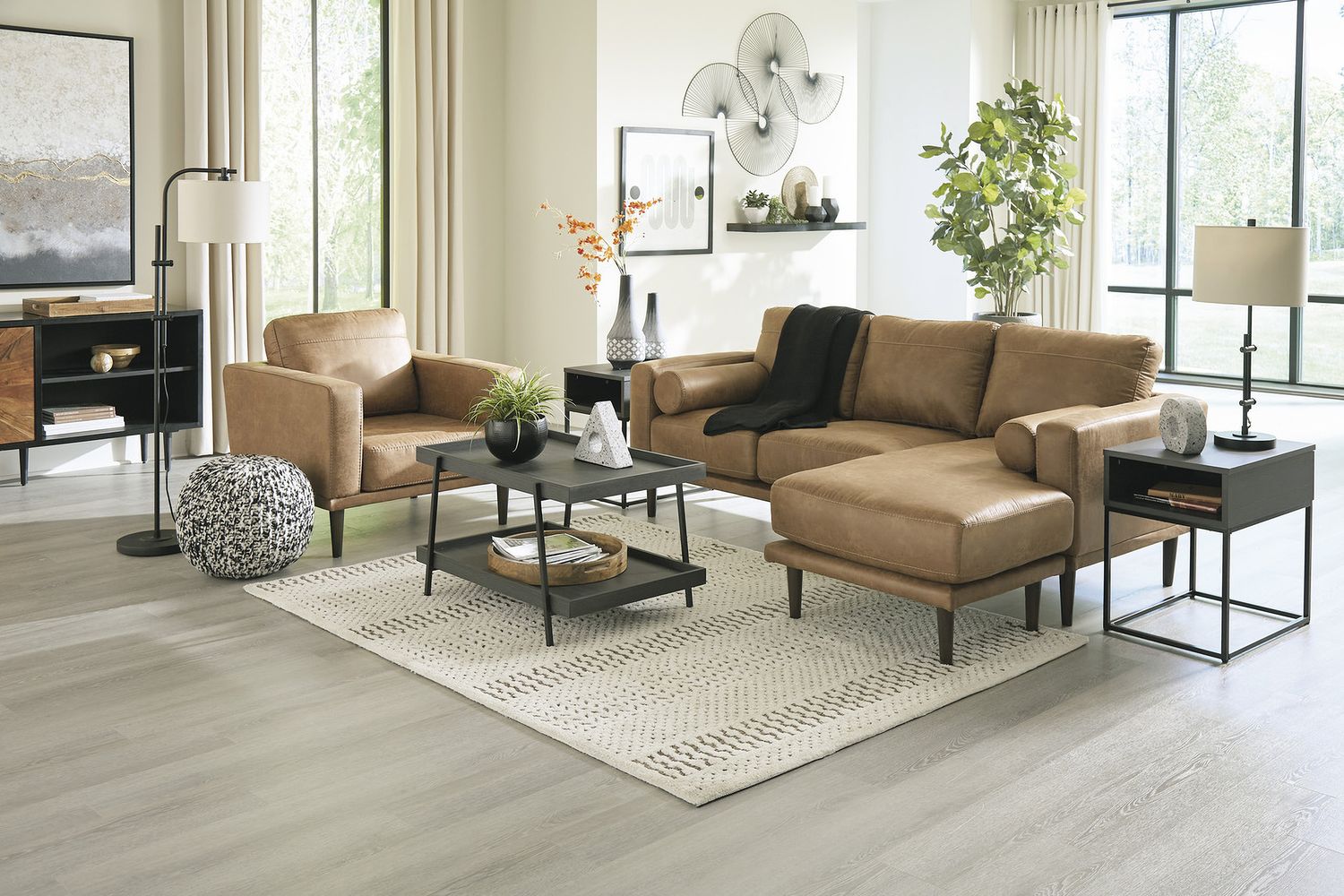 Arroyo Caramel Sofa Chaise 8940118