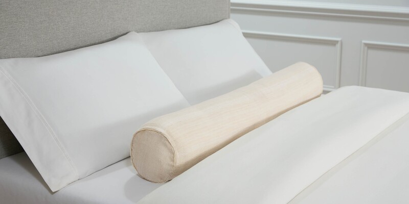 Aman Ivory Bolster Pillow 8BAS15508ETB
