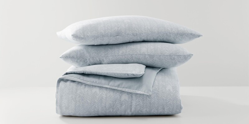 Herringbone 3 Piece Bedding Set 8BAS316KG