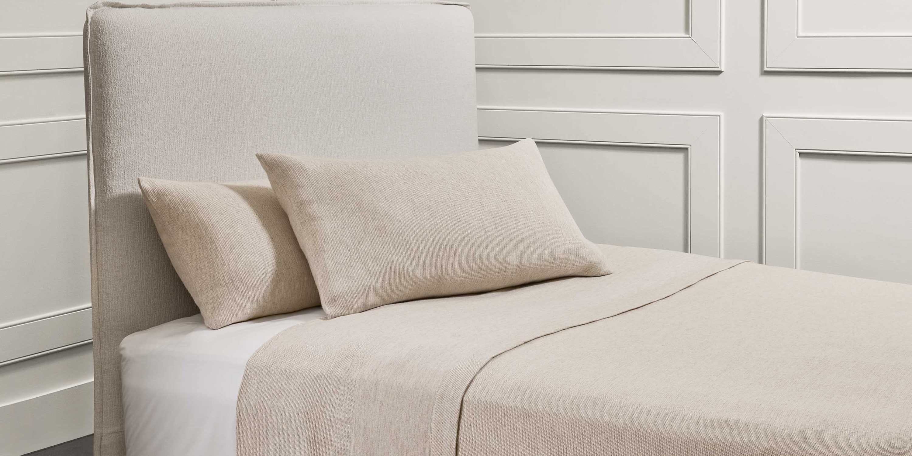 Burhan Oatmeal Pillow Shams 8BASBT103OMSS