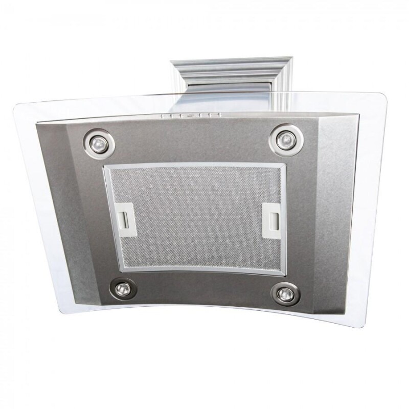 Convertible Vent Island Mount Range Hood & Glass (8GL14iS) - 30 Inch 8GL14IS30