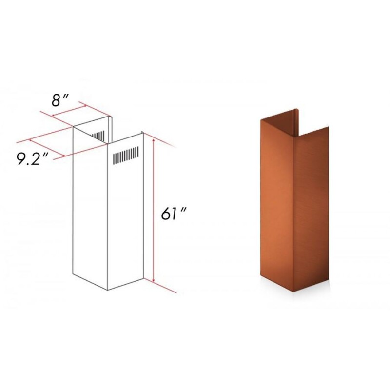 61" Extended Chimney and Crown 8KBCE