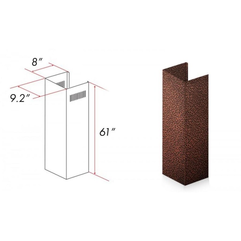 61" Extended Chimney and Crown 8KBEE