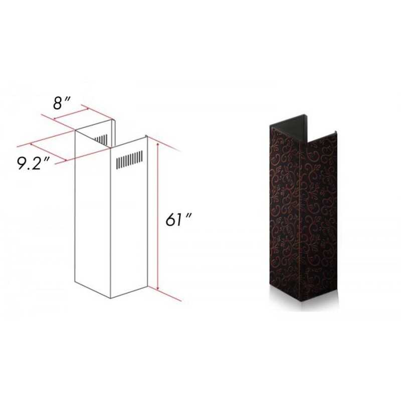 61"  Extended Chimney and Crown 8KBFE