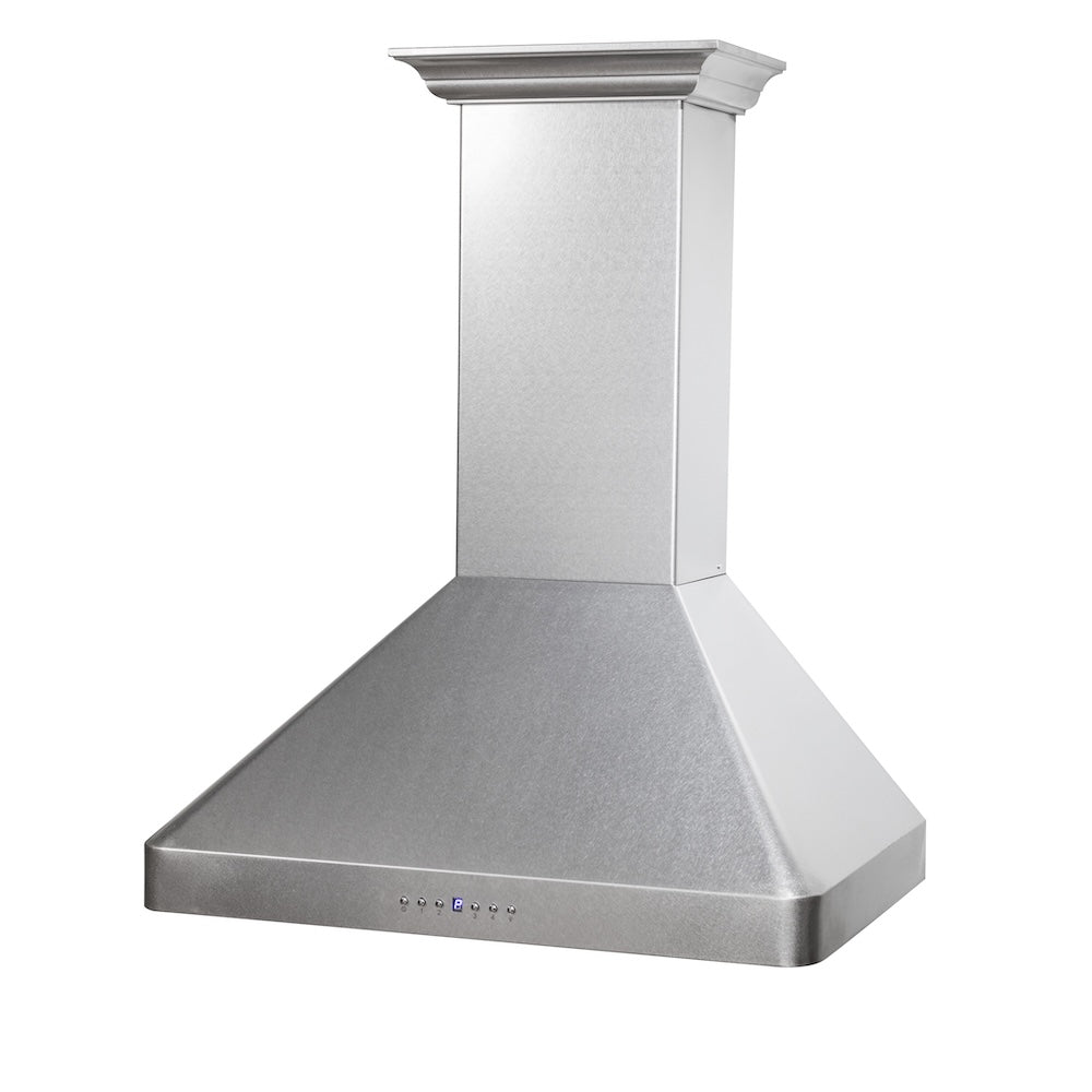 30 In. Ducted Wall Mount Range Hood In Satin Stainless Steel 8KF2S30