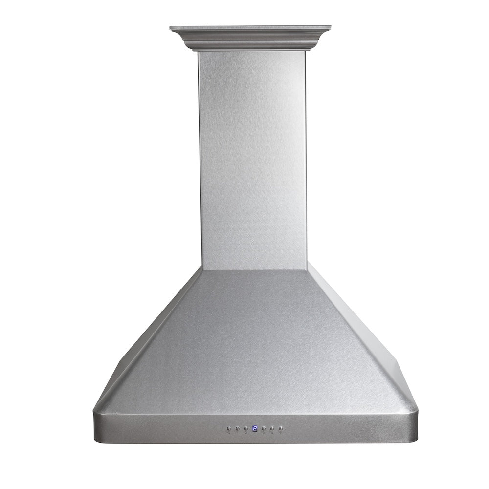 30 In. Ducted Wall Mount Range Hood In Satin Stainless Steel 8KF2S30