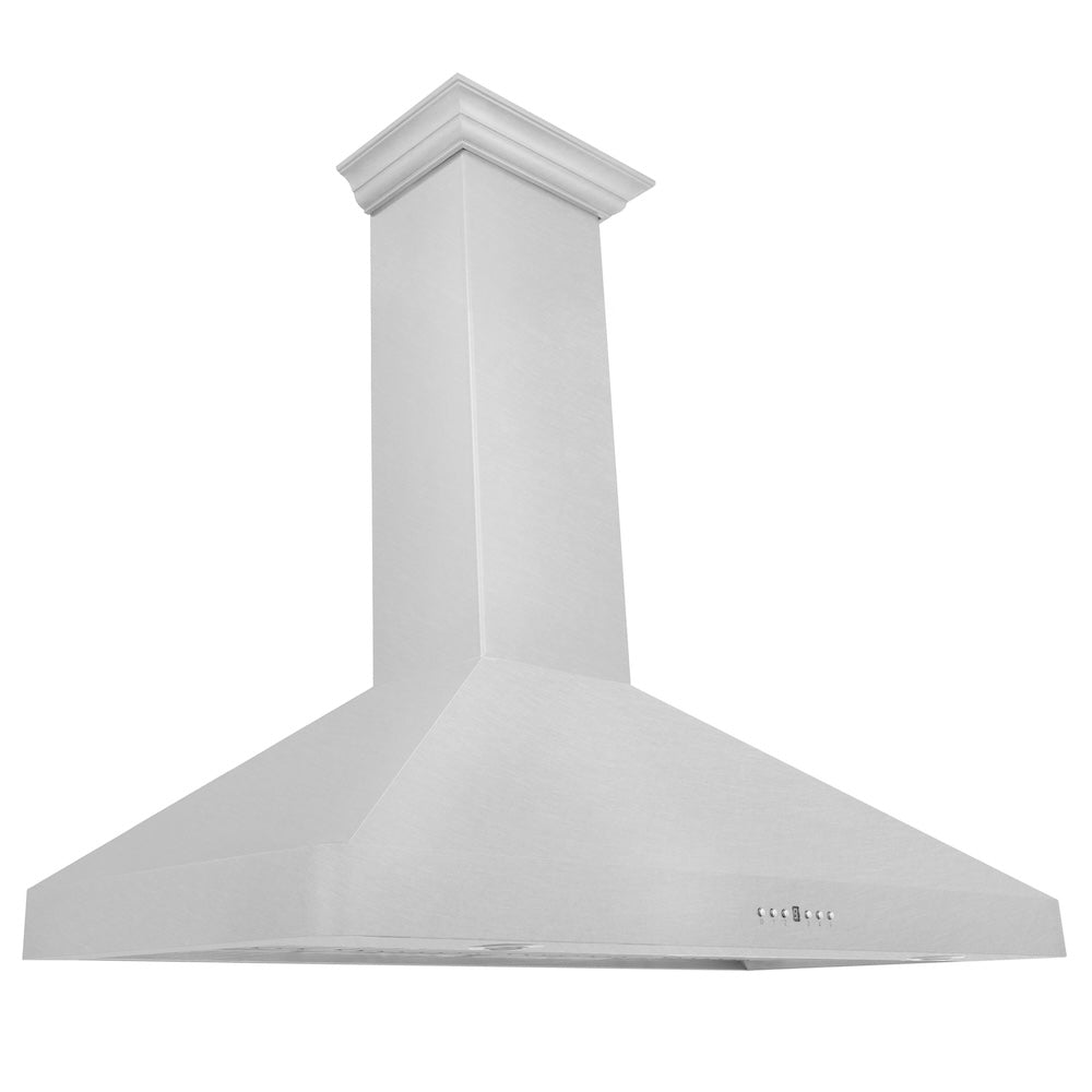 48 In. Ducted Wall Mount Range Hood In Satin Stainless Steel 8KF2S48