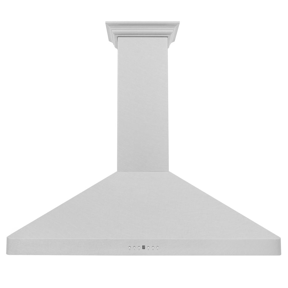 48 In. Ducted Wall Mount Range Hood In Satin Stainless Steel 8KF2S48