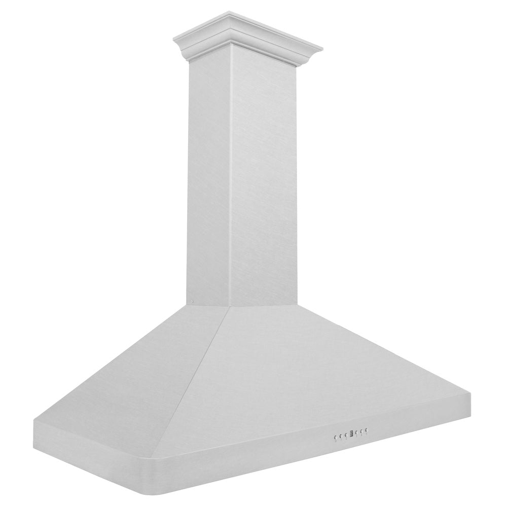 48 In. Ducted Wall Mount Range Hood In Satin Stainless Steel 8KF2S48