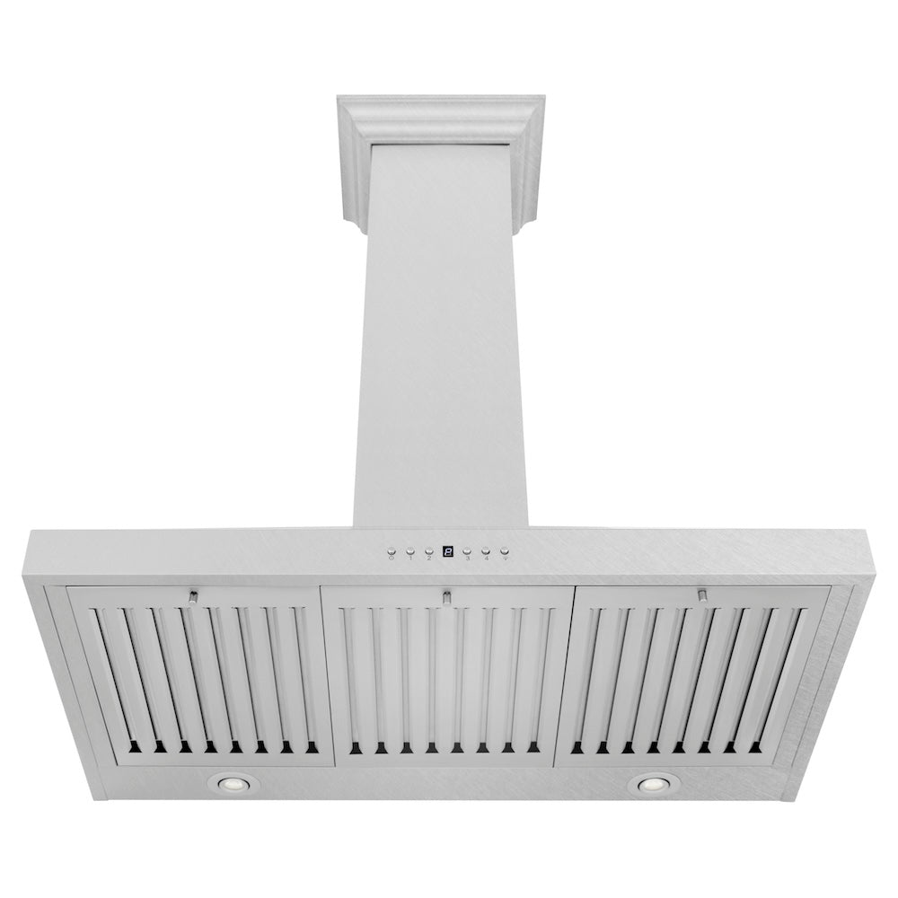 36 In. Convertible Vent Wall Mount Range Hood In Satin Stainless Steel 8KL3S36