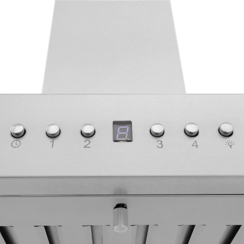 36 In. Convertible Vent Wall Mount Range Hood In Satin Stainless Steel 8KL3S36