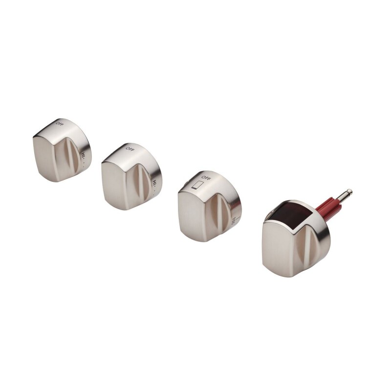 30" DUAL FUEL STAINLESS STEEL KNOBS 9015761