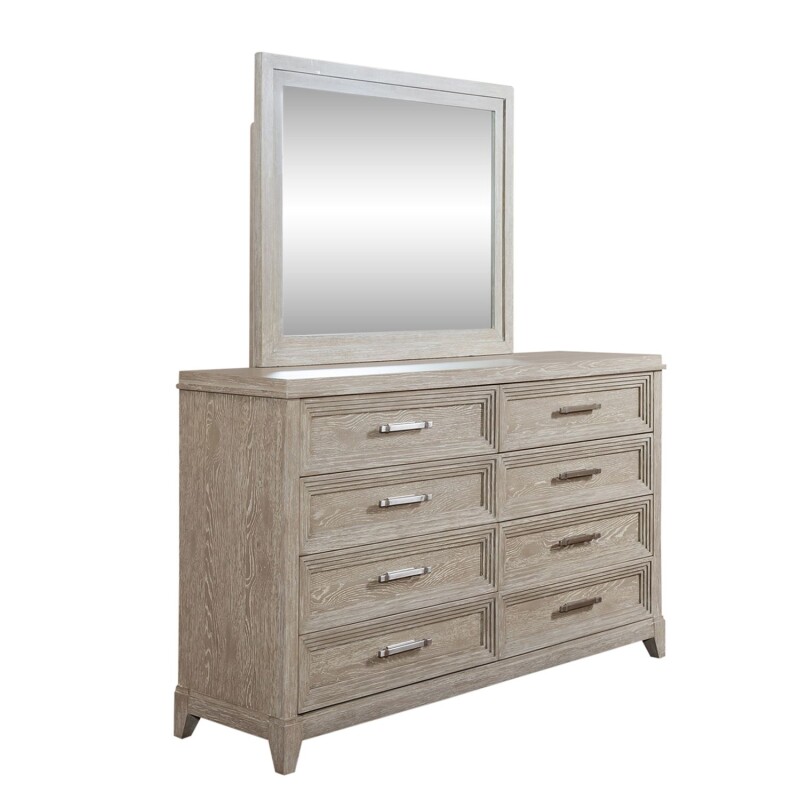Belmar King Panel Bed, Dresser & Mirror, Night Stand 902BRKPBDMN