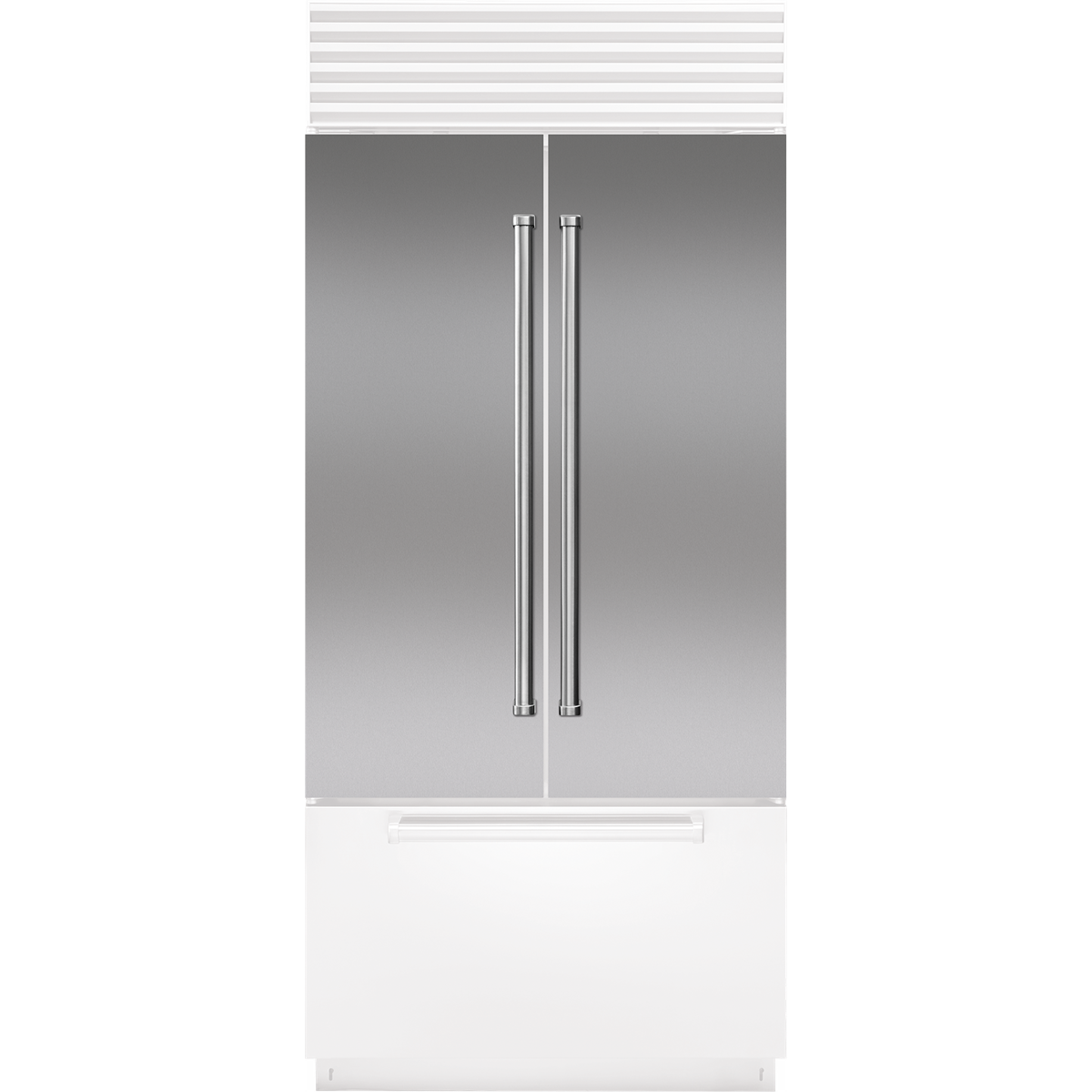 Classic 36" French Door flush Inset Door Panel with Pro Handle 9038363