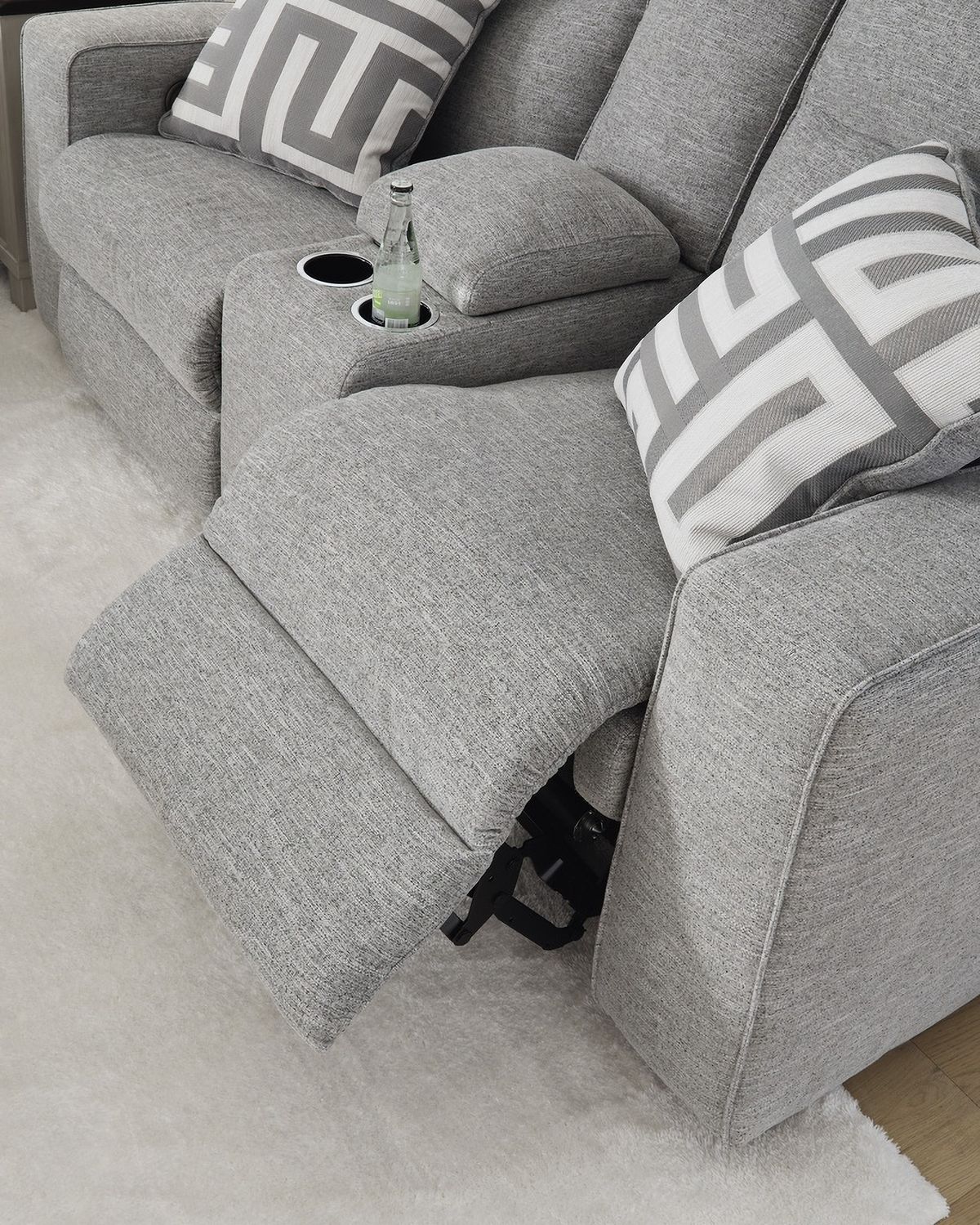 Biscoe Pewter Power Recliner 9050313