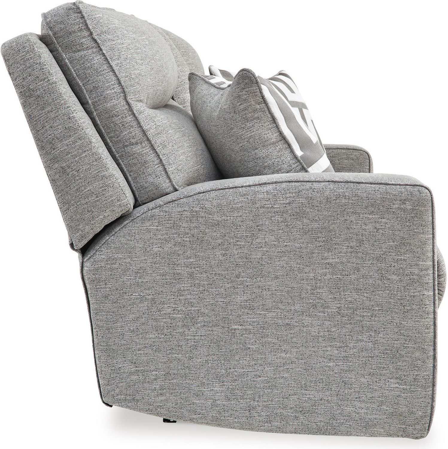 Biscoe Pewter Power Reclining Loveseat 9050318