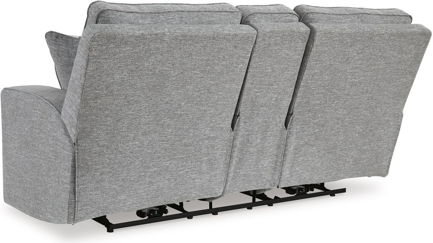 Biscoe Pewter Power Reclining Loveseat 9050318