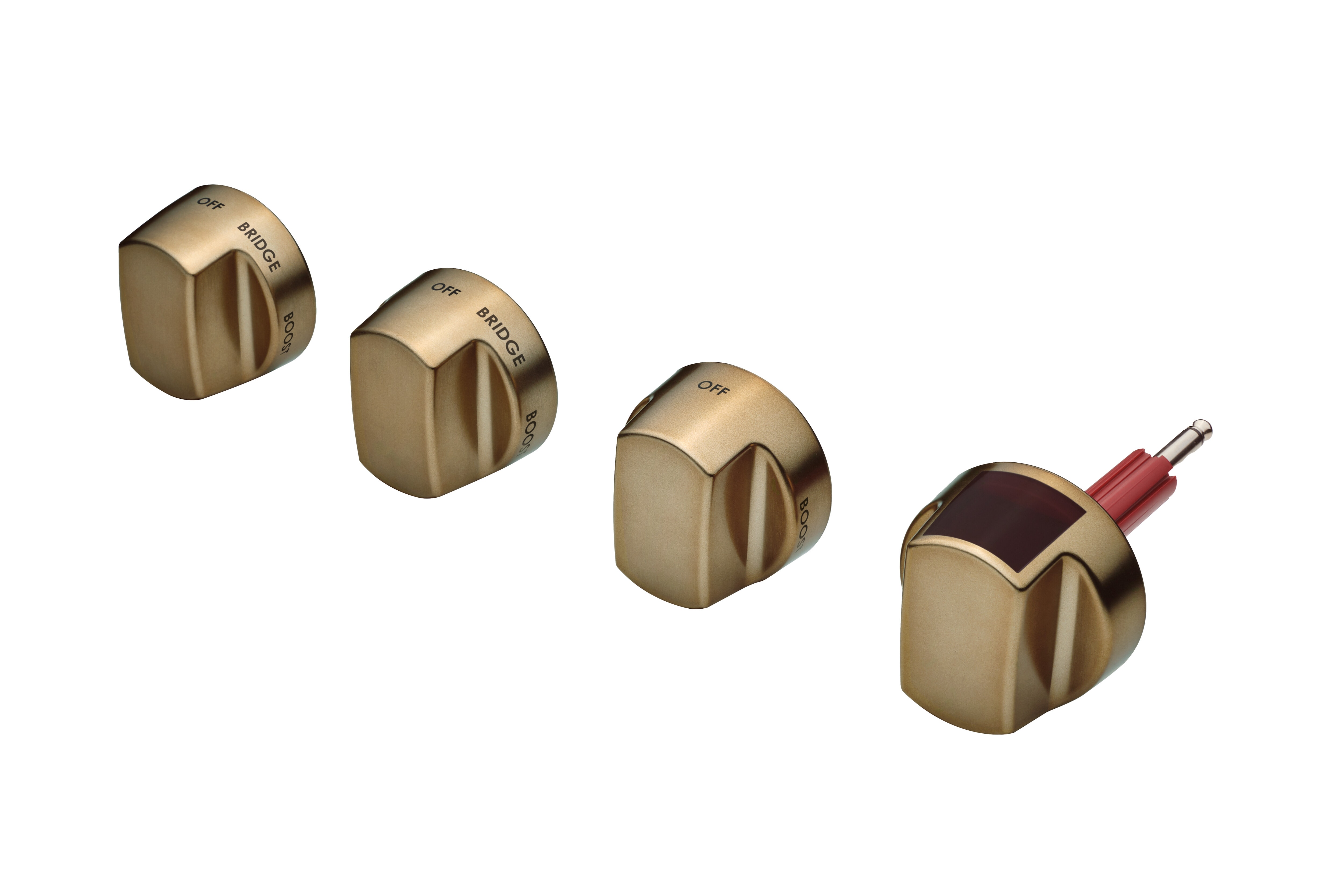 48" Induction Range Brushed Brass Knob Kit 9066978