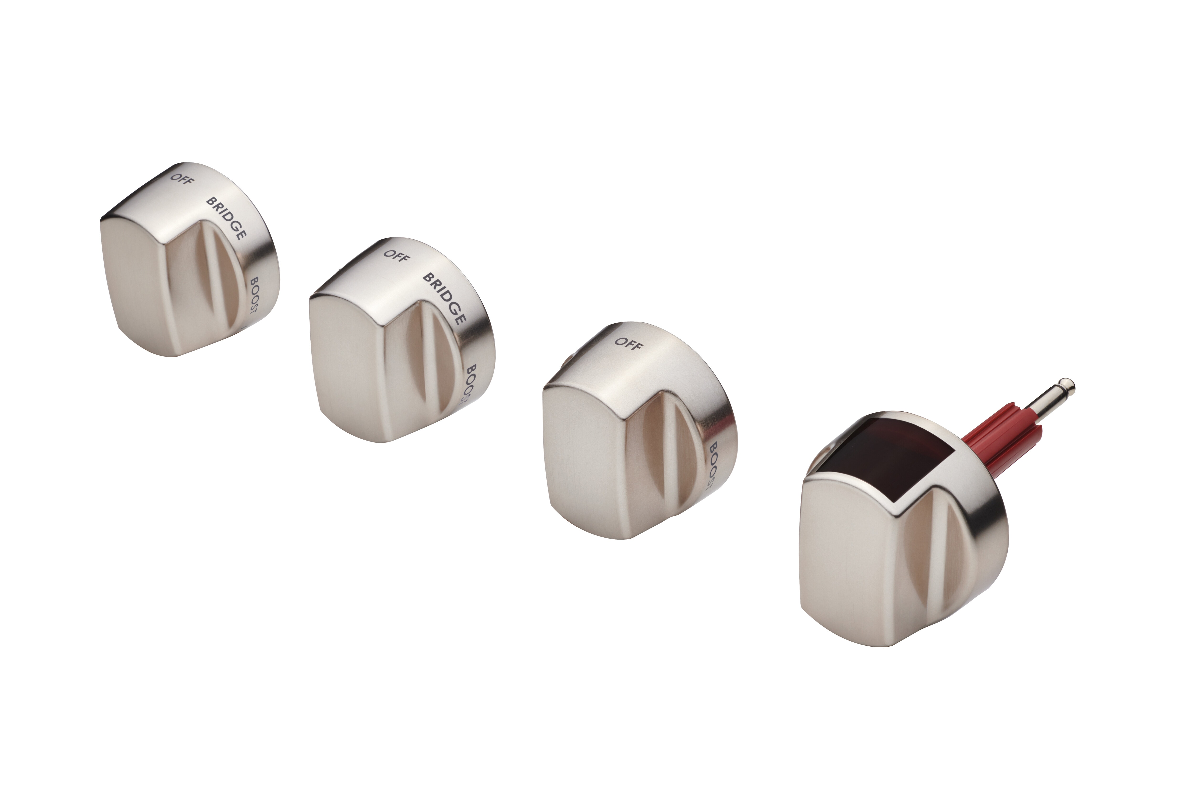 36" Induction Range Brushed Stainless Knob Kit 9066983
