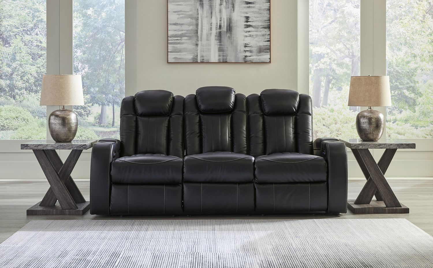 Caveman Den Power Reclining Sofa In Midnight 9070315