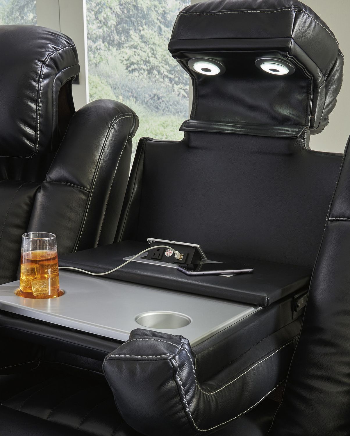Caveman Den Power Reclining Sofa In Midnight 9070315