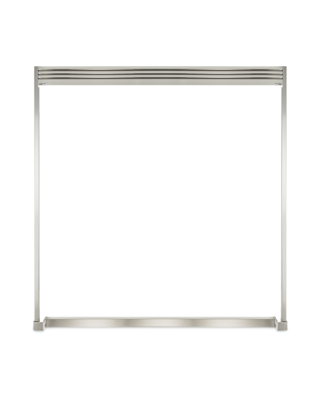 Frigidaire Professional 79” Dual Trim kit - Louvered Design - TRMKTEZ2LV79 Stainless Steel 912000495 Picture 1